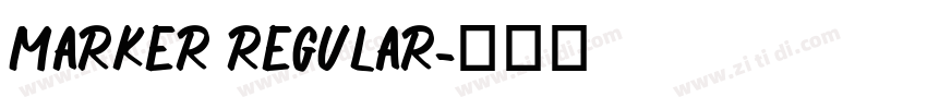 Marker Regular字体转换
